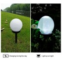 Led Solar Energy Round Bulb Powered Light