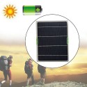 Portable Monocrystalline Solar Recharger Sunshine Power Solar Panels for Travel and Home Dual USB Charging Devices