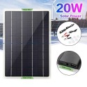 Portable Monocrystalline Solar Recharger Sunshine Power Solar Panels for Travel and Home Dual USB Charging Devices