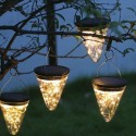 DC3.7V 1.5W 50 L-ED Solar Powered Energy Hanging Copper Wire S-tring Lamp Sensitive Light Conrol Sensor Sensing 3 Adjustable Lig