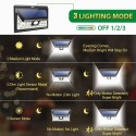 24 LEDs Wide Angle Wall Lamp 10M Sensing Distance 120 Degree Sensoring Angle Three Lighting Modes