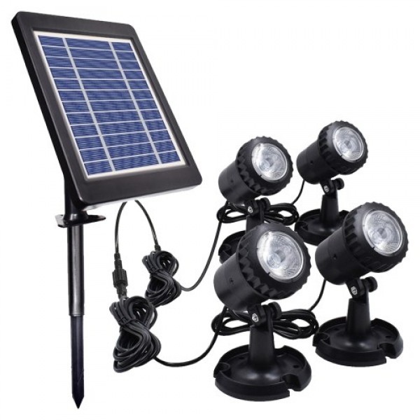 LED Pool Lights Waterproof Solar Powered Garden Pond Light