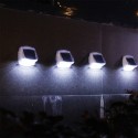 Outdoor Solar Step Light Sun Powered Led Illuminated Fence Light Waterproof Solar Light