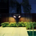 Solar Wall Lamp Double Heads White/warm White Light Color Lawn Lamp IP65 Four Lighting Modes