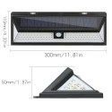 118 LEDs Solar Powered Lamp PIR Motion Sensor Wall Light