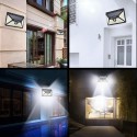 218 LEDs Solar Energy Wall Lamp Motion Sensor IP65 Waterproof Outdoor Roads Yard Light