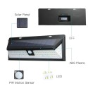 118 LEDs Solar Powered Lamp PIR Motion Sensor Wall Light