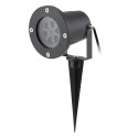 Tomshine 4W 4LEDs Moving White Snowflake Projector Light