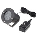 Tomshine 4W 4LEDs Moving White Snowflake Projector Light