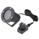 Tomshine 4W 4LEDs Moving White Snowflake Projector Light