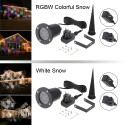 Tomshine 4W 4LEDs Moving White Snowflake Projector Light