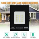 A C180-240V 10W 12LEDs Flood Light S-pot Lamp Outdoor Lighting IP67 Water Resistance for Backyard Garden Driveway Patio Deck Fen