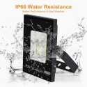 A C180-240V 10W 12LEDs Flood Light S-pot Lamp Outdoor Lighting IP67 Water Resistance for Backyard Garden Driveway Patio Deck Fen