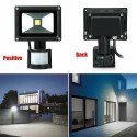 LED Motion Sensor Flood Light AC85-265V Outdoor Sensitive Security Lights Wall Fixture Lamps Floodlight for Parking Yard Patio P