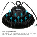 Tomshine 100W 105LEDs UFO High Bay Mining Industrial Ceiling Spotlight