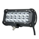 1pcs 36W Car Work Light Bar 6000K Lighting(Spot Beam)