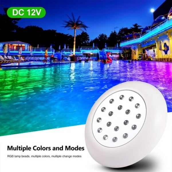 DC12V 12W Led Pool Lights RGB Color Changing Pool Lights