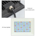 30W LEDs RGB Floodlight with Remote Control 16 Colors 4 Lighting Modes Brightness Adjustable Flood Lamp