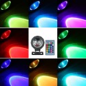 AC85-265V 10W RGB Underwater Light Submersible Lamp with Remote Control