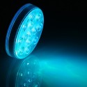 Tomshine 13 LEDs Underwater Pool Lights with RF Remote Control Battery-operated RGBW 16 Colors Submersible Lamp