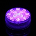 Submersible Pool Light with RF Remote Dimmable 13pcs RGBW LEDs Pond Fountain Lamp