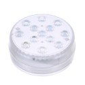 Submersible Pool Light with RF Remote Dimmable 13pcs RGBW LEDs Pond Fountain Lamp