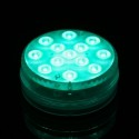 Submersible Pool Light with RF Remote Dimmable 13pcs RGBW LEDs Pond Fountain Lamp