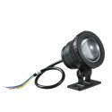 AC/DC 12V 10W RGB Underwater Light Submersible Lamp with Remote Control