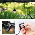 Mini Hanging USB Camping Lantern with 2 Lighting Modes Water Resistant Outdoor Light for Garden Yard Patio Tree Decoration