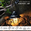 Mini Hanging USB Camping Lantern with 2 Lighting Modes Water Resistant Outdoor Light for Garden Yard Patio Tree Decoration