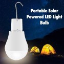 Solar Light Bulb 130LM Portable Solar Powered LEDs Bulb Light for Hiking Fishing Camping Tent Lighting