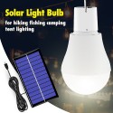 Solar Light Bulb 130LM Portable Solar Powered LEDs Bulb Light for Hiking Fishing Camping Tent Lighting