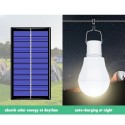 Solar Light Bulb 130LM Portable Solar Powered LEDs Bulb Light for Hiking Fishing Camping Tent Lighting