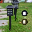 2Pcs/Set LEDs Solar Powered Lawn Light Outdoor Landscape Lamp for Pathway Garden Patio Yard Decoration