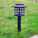 2Pcs/Set LEDs Solar Powered Lawn Light Outdoor Landscape Lamp for Pathway Garden Patio Yard Decoration