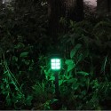 2Pcs/Set LEDs Solar Powered Lawn Light Outdoor Landscape Lamp for Pathway Garden Patio Yard Decoration