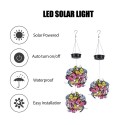 Outdoor Hanging Solar Lights Butterfly Pattern Decorative LED Lanterns