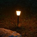 4pcs Safe Energy Saving Solar Landscape Lamp Villa Garden Park Simulated Dynamic Blaze Decoration Outdoor Lawn Lamp