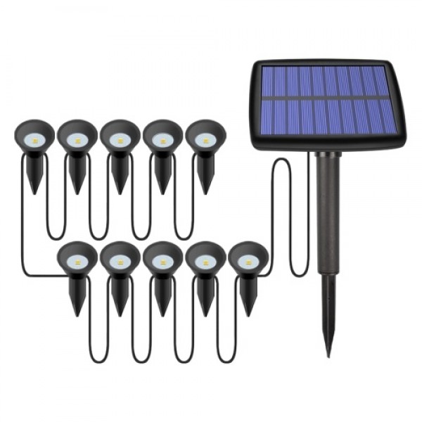 10 Pack Solar Path Stake Lights