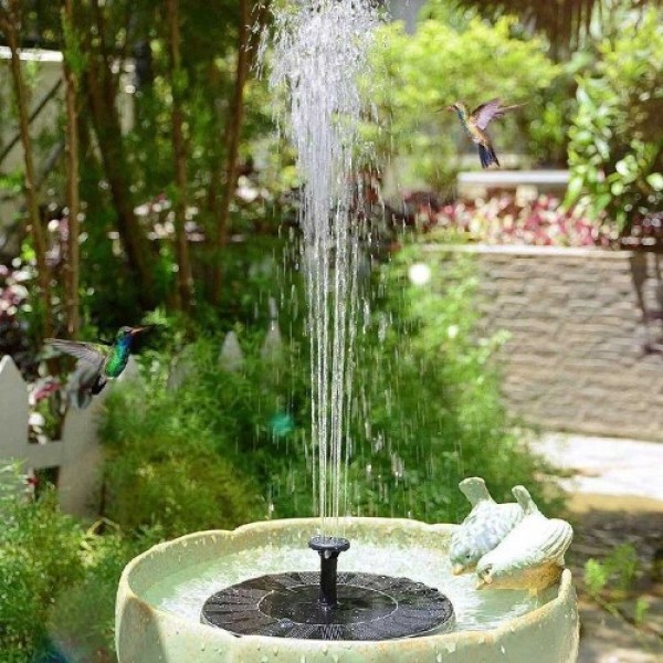 Solar Water Pump Fountain Garden Landscape Small Fountain