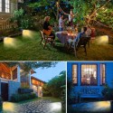 19LEDs Solar Landscape SpotlightsSpot Light Wall Lamp 2-in-1 Outdoor Solar Landscaping Lights