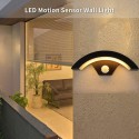 LEDs Motion Sensors Wall Light Hard Wiring Connection Aluminum Human Infrared Induction IP65 Water-resistant for Outdoor Use Cor