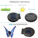 Butterfly Solar Light With Solar Panel IP65 Water Resistance for Garden Patio Yard Courtyard Path