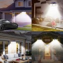 Solar Wall Light Outdoor Courtyard Human Body Induction Lamp Home Garage Street Light Wide Angle Illumination Lamp