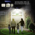 Solar Wall Light Outdoor Courtyard Human Body Induction Lamp Home Garage Street Light Wide Angle Illumination Lamp