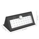 dodocool Solar Powered 520LM Ultra Bright 26 LED Wireless Security Wall Light