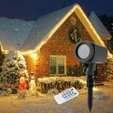 Waterproof Outdoor Remote Control Dynamic Red Green Sky Star Effect Light Timer Lawn Laser Spotlight for Christmas Party