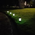 2PCS Lawn Lamp Solar Garden Pathway Lights