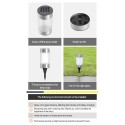 2PCS Lawn Lamp Solar Garden Pathway Lights