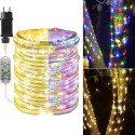 200 LED Rope Lights Power Supply Hose Light 16 Colors Changing String Lights with Timer Remote Control Waterproof Rope Lighting